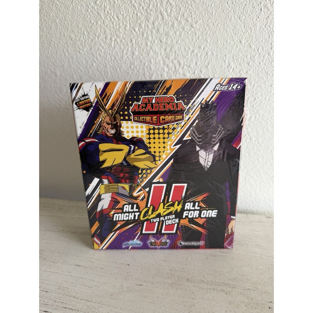 UniVersus My Hero Academia CCG 2-Player Clash Deck All Might vs All for One‎ New